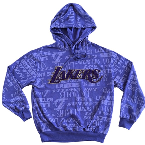 NBA Tops - NBA LOS ANGELES LAKERS PURPLE UNISEX HOODIE SIZE XS
